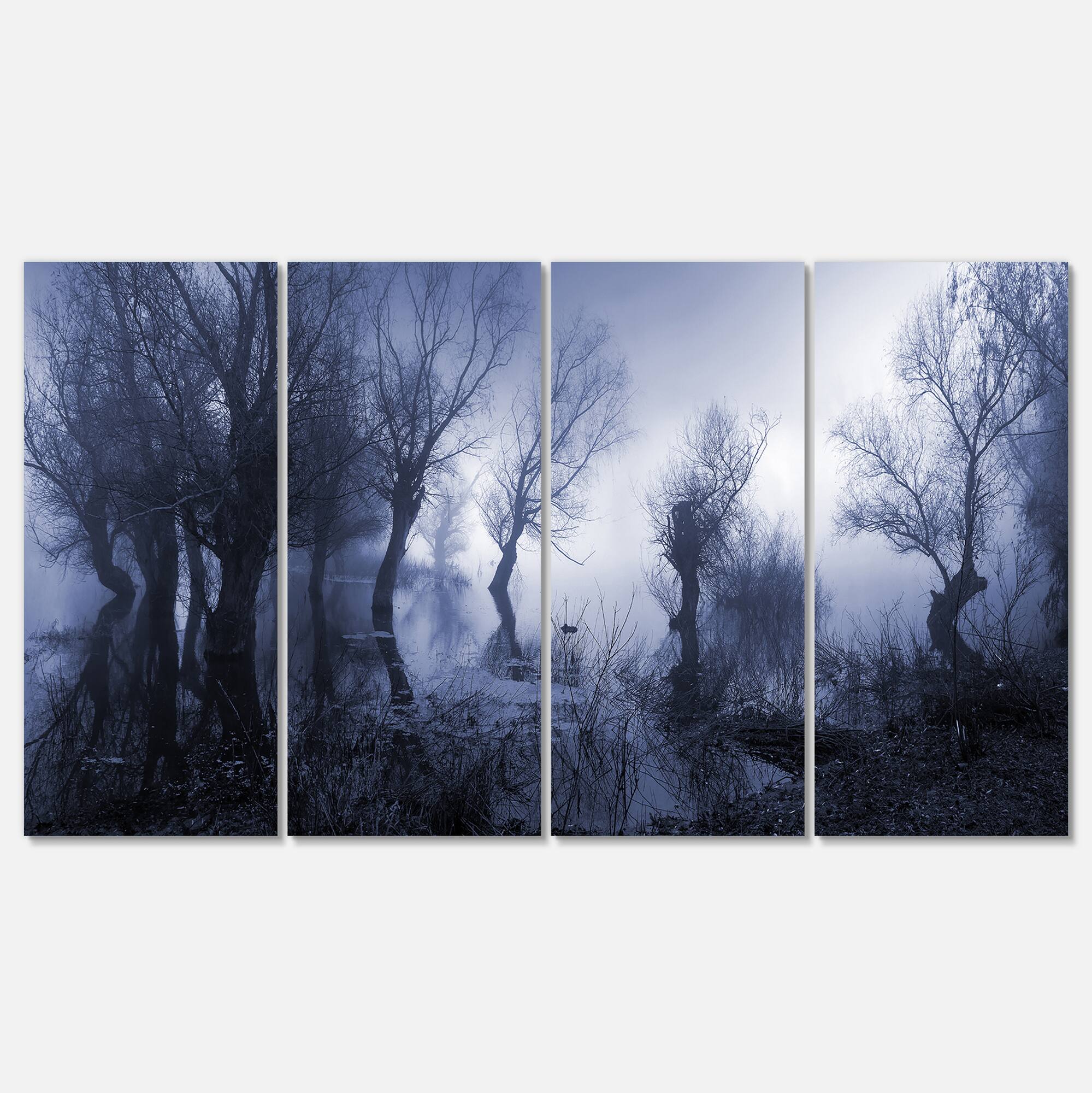 Designart - Creepy Landscape in Sepia Tones